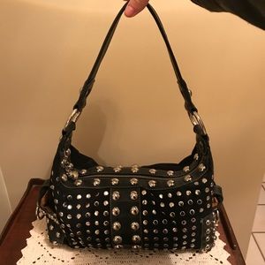 Kathy Van Zeeland studded shoulder bag